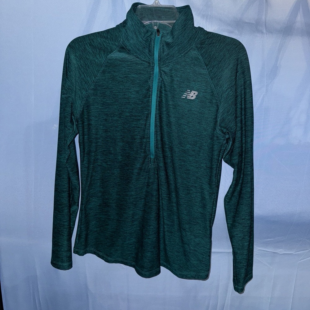New Balance Tenacity Pullovers 1/4 Zip Navy‎ Sweater Training Fit Men's Size M